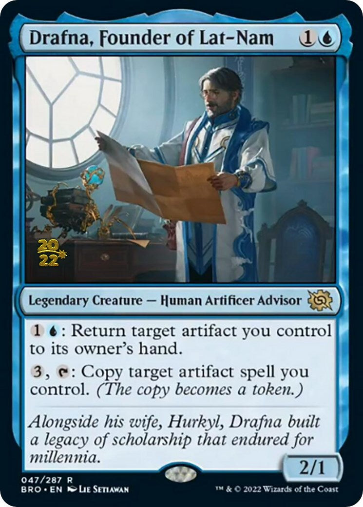 Drafna, Founder of Lat-Nam [The Brothers' War Prerelease Promos] | Lots Moore NSW