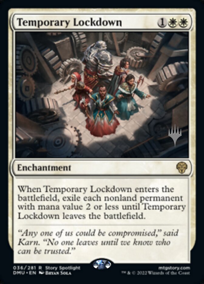 Temporary Lockdown (Promo Pack) [Dominaria United Promos] | Lots Moore NSW