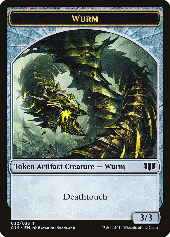 Wurm (032/036) // Goat Double-Sided Token [Commander 2014 Tokens] | Lots Moore NSW