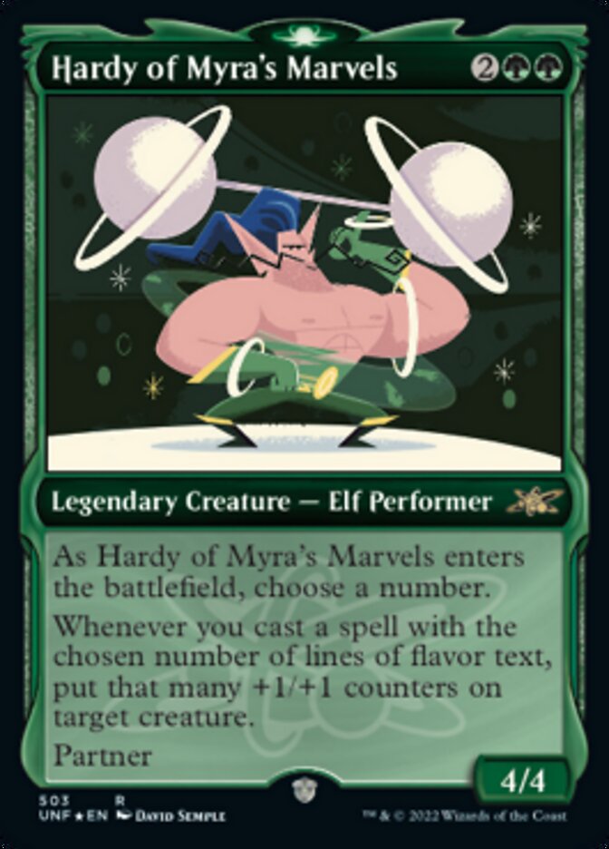 Hardy of Myra's Marvels (Showcase) (Galaxy Foil) [Unfinity] | Lots Moore NSW