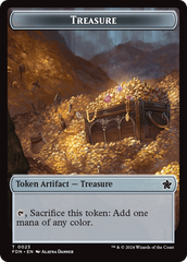 Goblin // Treasure Double-Sided Token [Foundations Tokens] | Lots Moore NSW