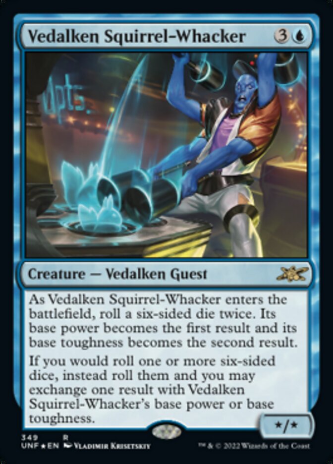 Vedalken Squirrel-Whacker (Galaxy Foil) [Unfinity] | Lots Moore NSW