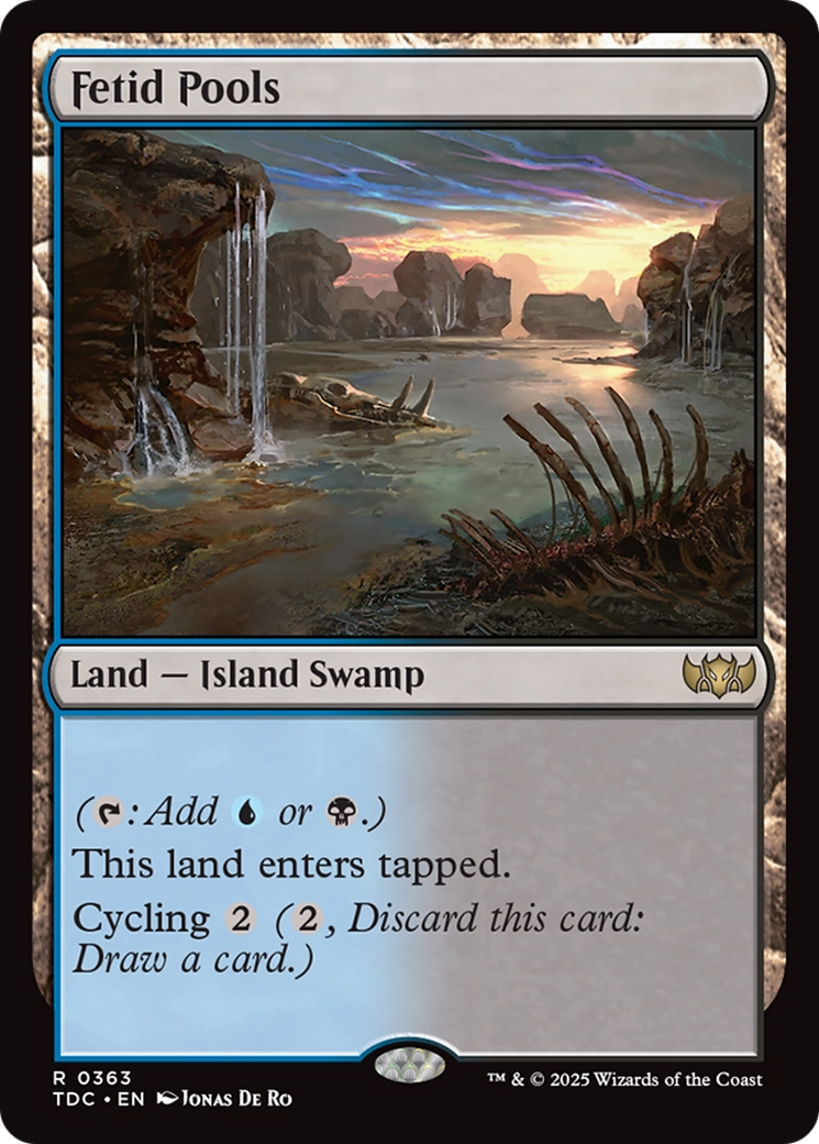 Fetid Pools [Tarkir: Dragonstorm Commander] | Lots Moore NSW