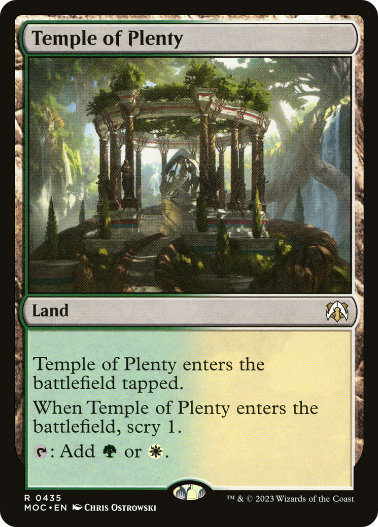 Temple of Plenty [March of the Machine Commander] | Lots Moore NSW