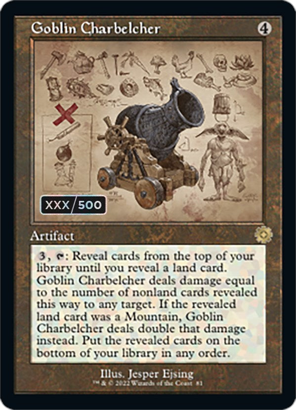 Goblin Charbelcher (Retro Schematic) (Serialized) [The Brothers' War Retro Artifacts] | Lots Moore NSW