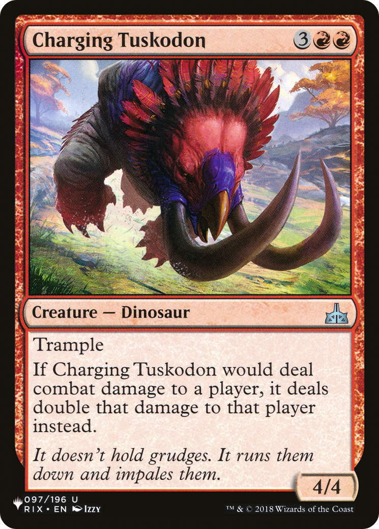 Charging Tuskodon [The List] | Lots Moore NSW
