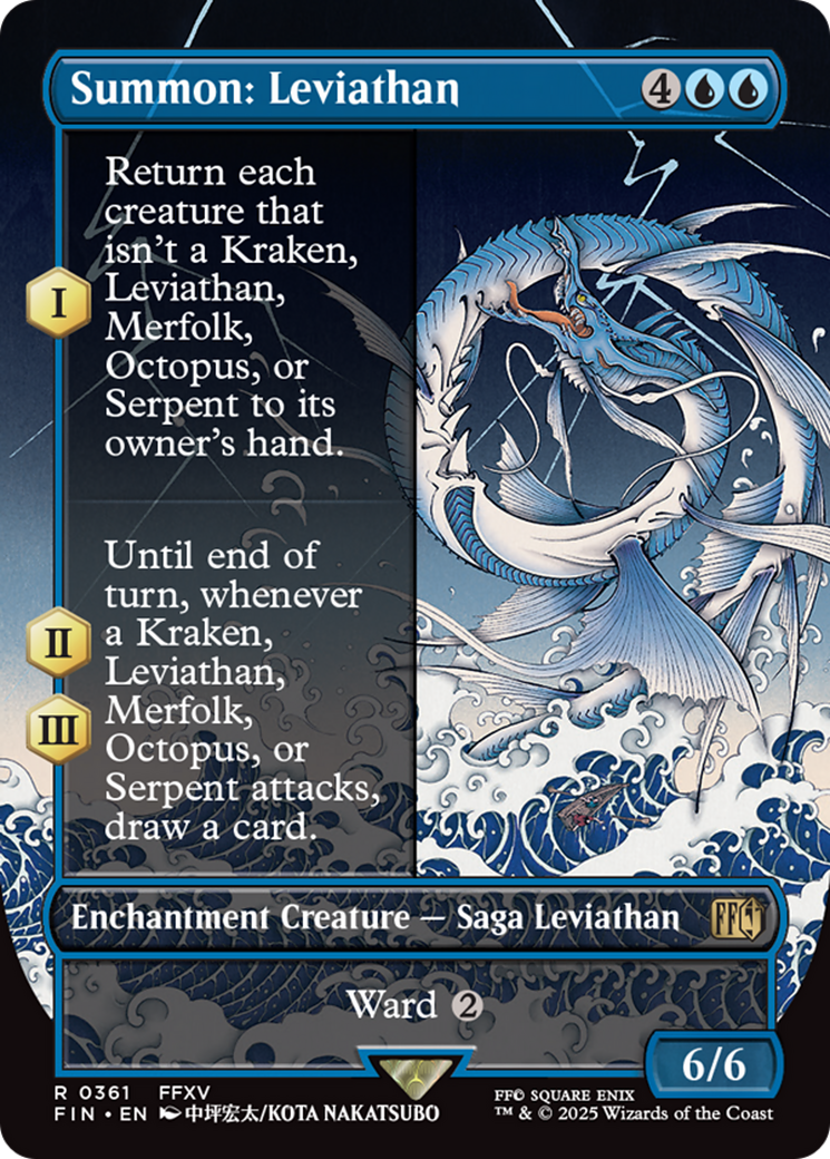 Summon: Leviathan (Borderless) [FINAL FANTASY] | Lots Moore NSW