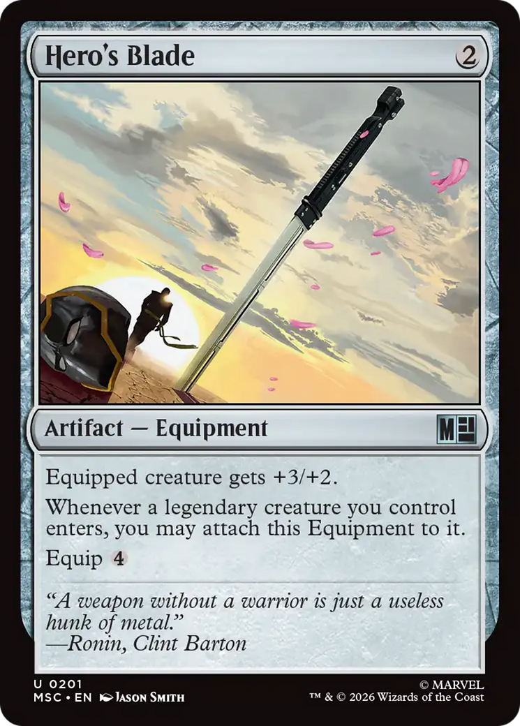 Hero's Blade [Marvel Super Heroes Commander] | Lots Moore NSW