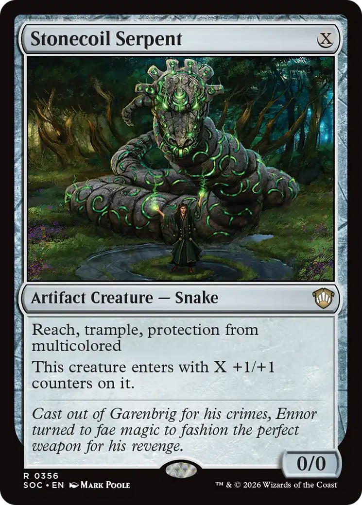 Stonecoil Serpent [Secrets of Strixhaven Commander] | Lots Moore NSW