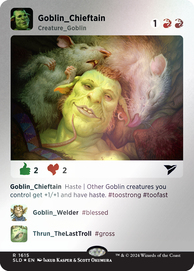 Goblin Chieftain (Rainbow Foil) [Secret Lair Drop Series] | Lots Moore NSW