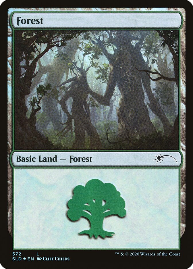 Forest (Tree Hugging) (572) [Secret Lair Drop Promos] | Lots Moore NSW