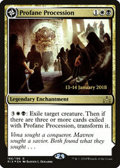 Profane Procession // Tomb of the Dusk Rose [Rivals of Ixalan Prerelease Promos] | Lots Moore NSW