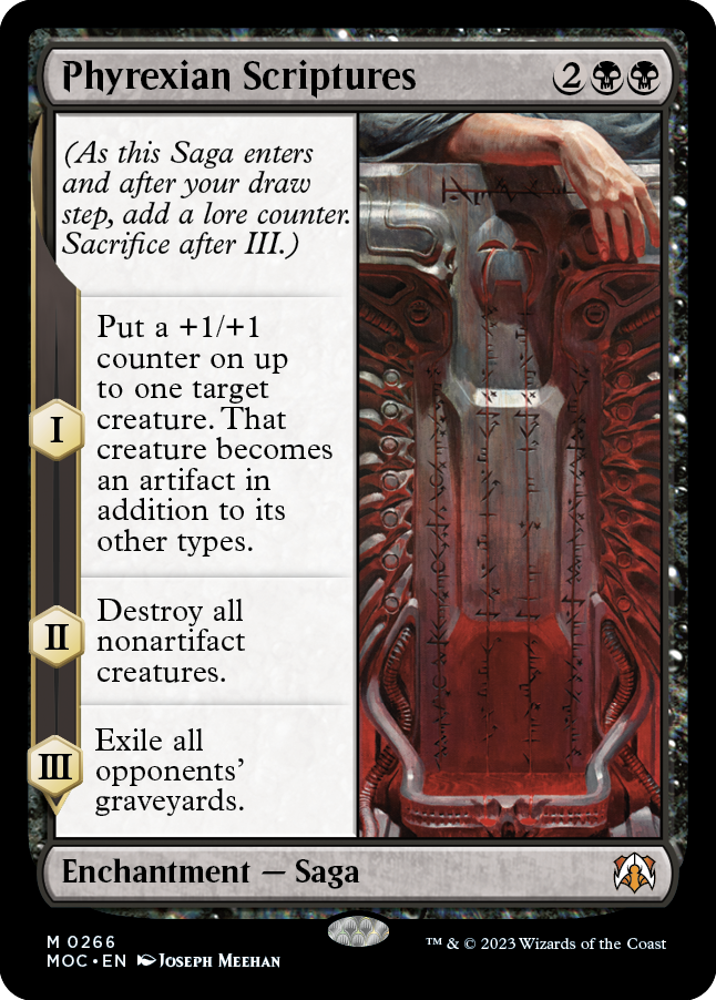 Phyrexian Scriptures [March of the Machine Commander] | Lots Moore NSW