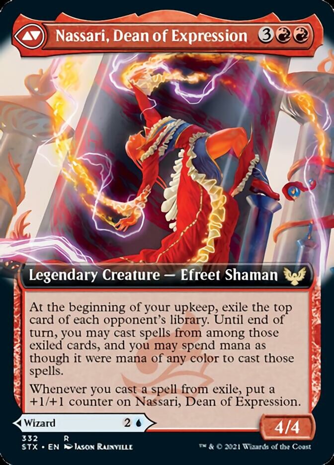 Uvilda, Dean of Perfection // Nassari, Dean of Expression (Extended Art) [Strixhaven: School of Mages] | Lots Moore NSW
