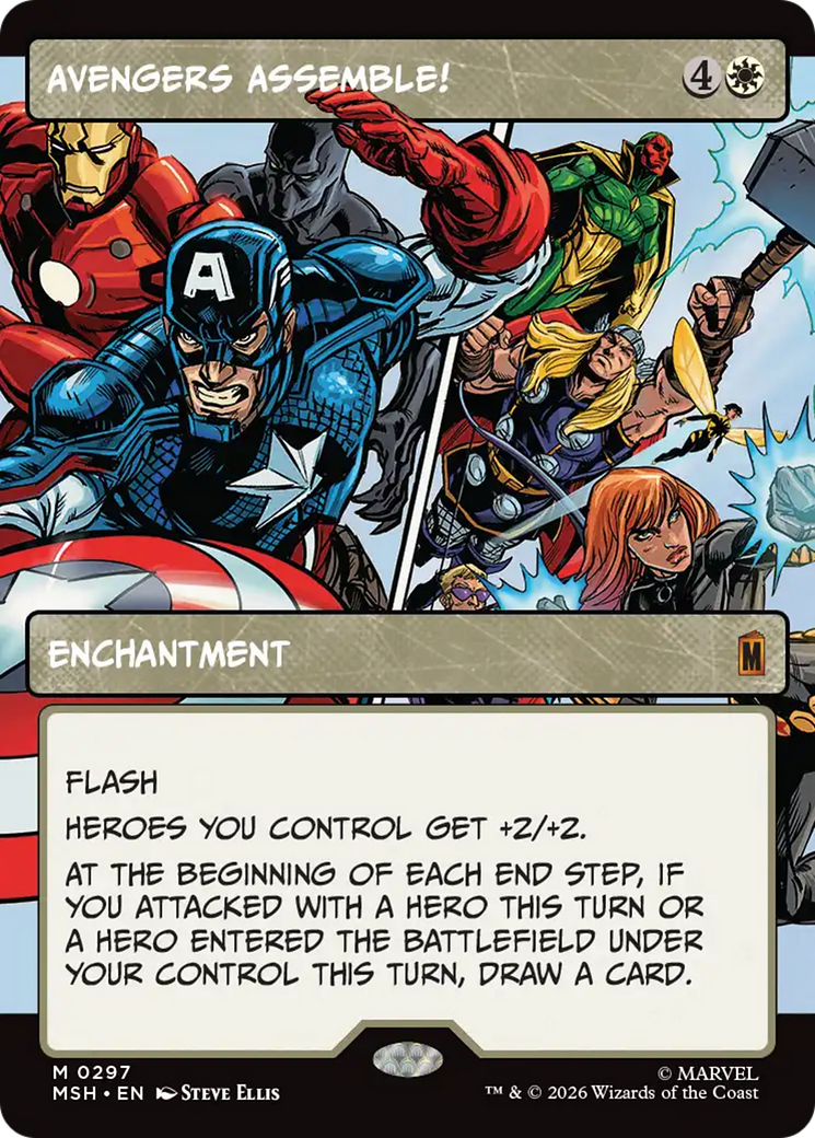 Avengers Assemble! (Borderless) (0297) [Marvel Super Heroes] | Lots Moore NSW