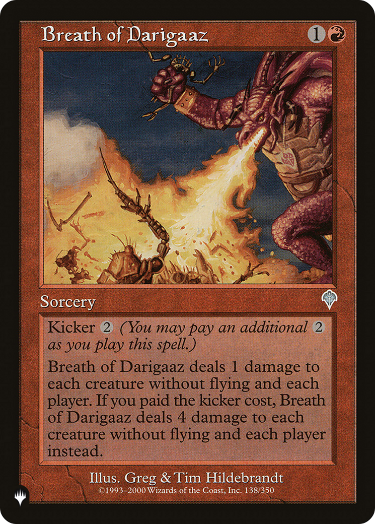 Breath of Darigaaz [The List Reprints] | Lots Moore NSW