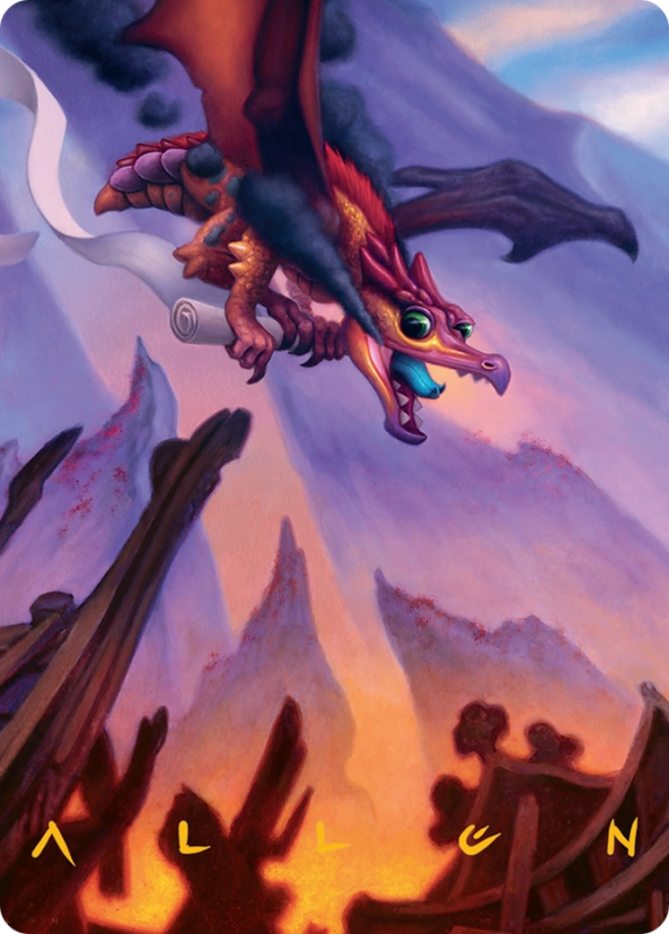 Scavenger Regent Art Card (45/54) [Tarkir: Dragonstorm Art Series] | Lots Moore NSW