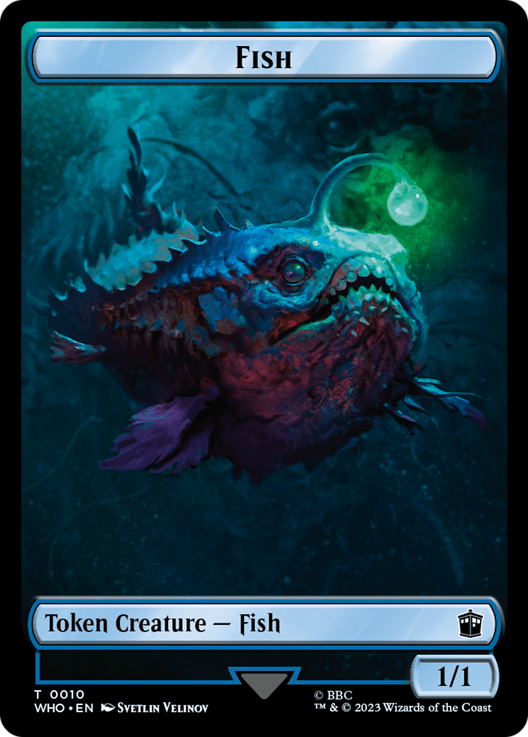 Fish // Beast Double-Sided Token [Doctor Who Tokens] | Lots Moore NSW