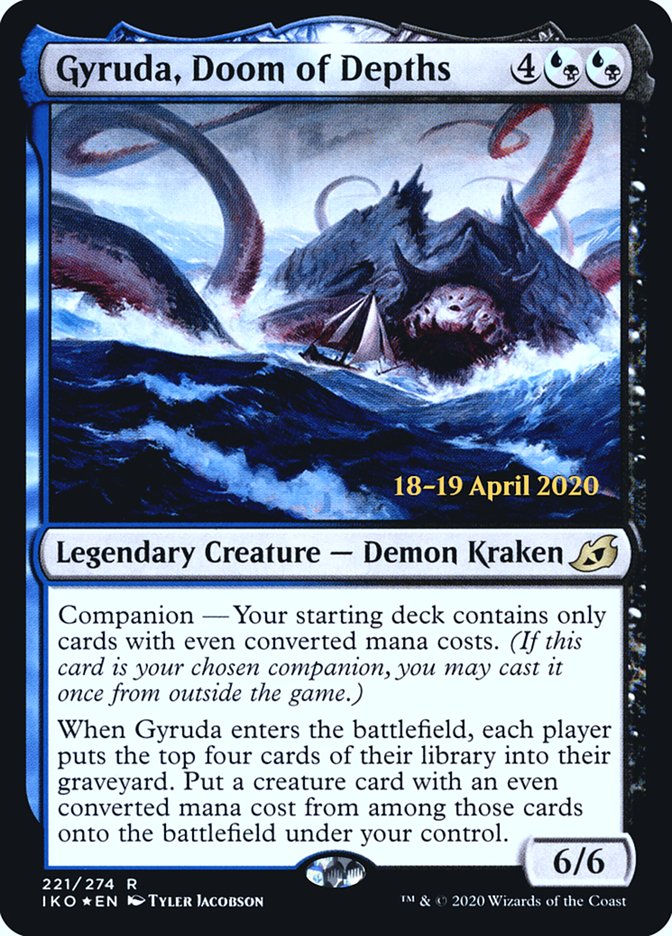Gyruda, Doom of Depths [Ikoria: Lair of Behemoths Prerelease Promos] | Lots Moore NSW