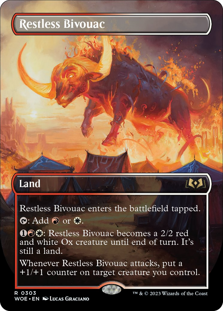 Restless Bivouac (Borderless Alternate Art) [Wilds of Eldraine] | Lots Moore NSW