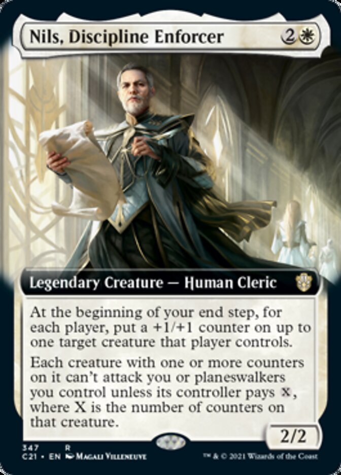 Nils, Discipline Enforcer (Extended Art) [Commander 2021] | Lots Moore NSW