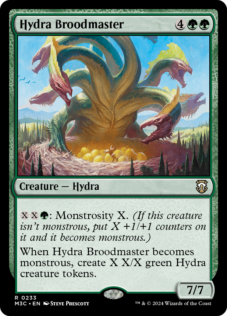 Hydra Broodmaster (Ripple Foil) [Modern Horizons 3 Commander] | Lots Moore NSW