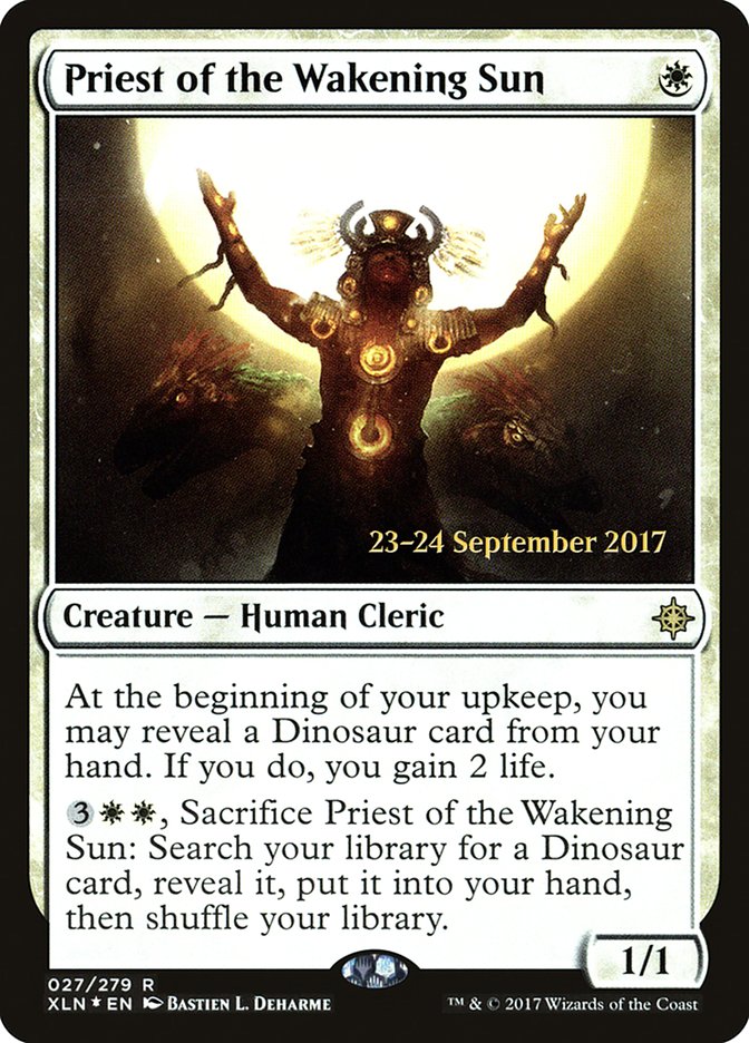 Priest of the Wakening Sun [Ixalan Prerelease Promos] | Lots Moore NSW