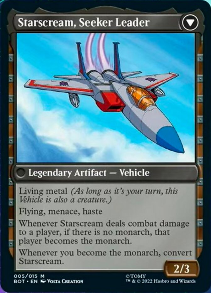 Starscream, Power Hungry // Starscream, Seeker Leader [Transformers] | Lots Moore NSW