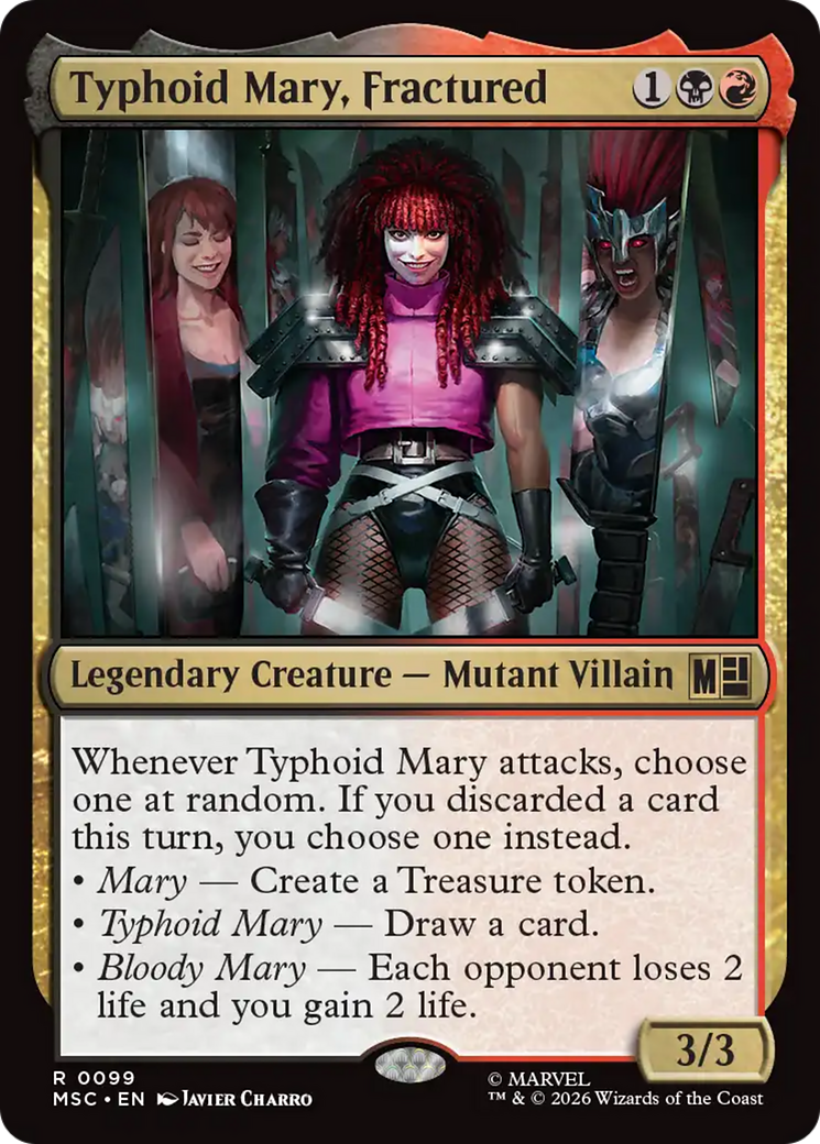 Typhoid Mary, Fractured (Surge Foil) [Marvel Super Heroes Commander] | Lots Moore NSW
