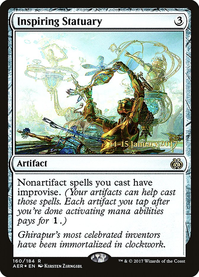 Inspiring Statuary [Aether Revolt Prerelease Promos] | Lots Moore NSW