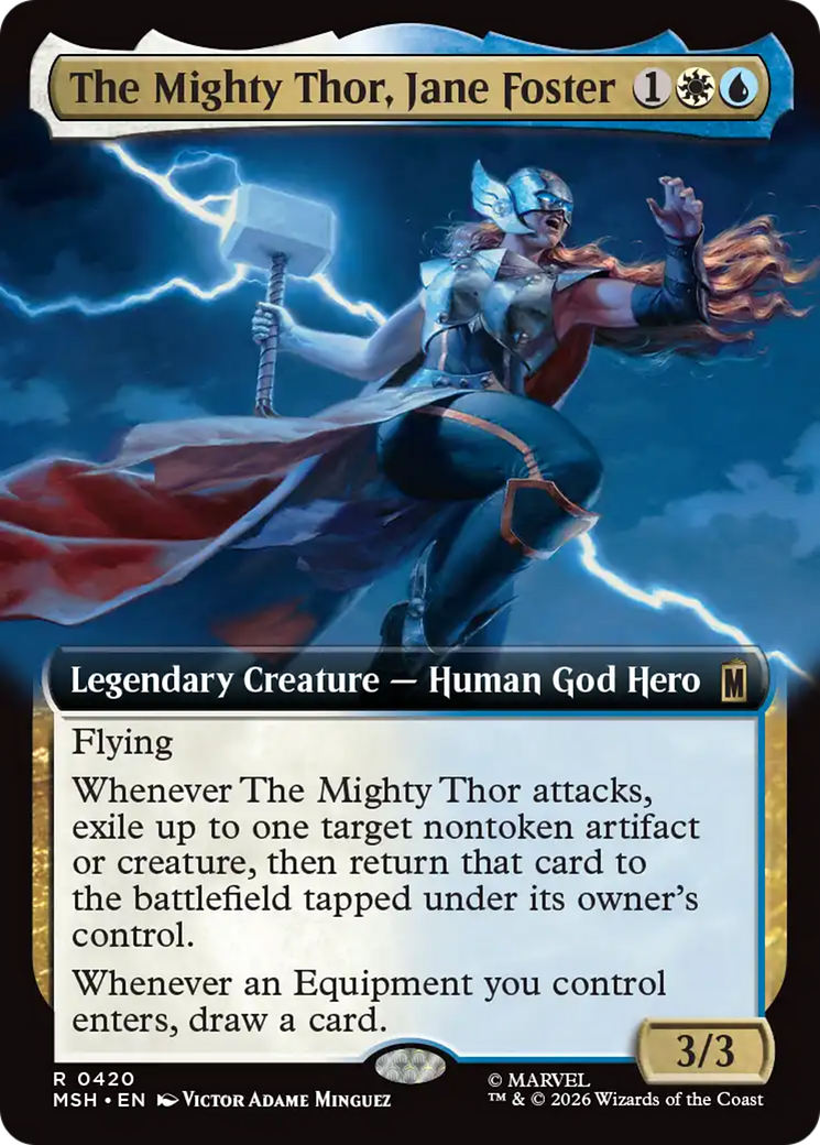 The Mighty Thor, Jane Foster (Extended Art) [Marvel Super Heroes] | Lots Moore NSW