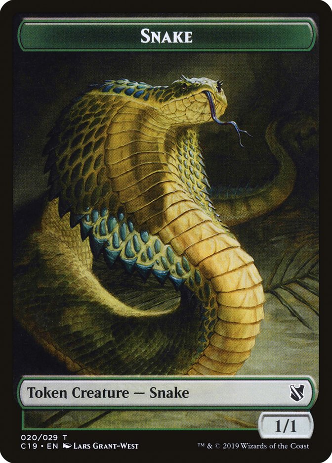Snake Token [Commander 2019 Tokens] | Lots Moore NSW