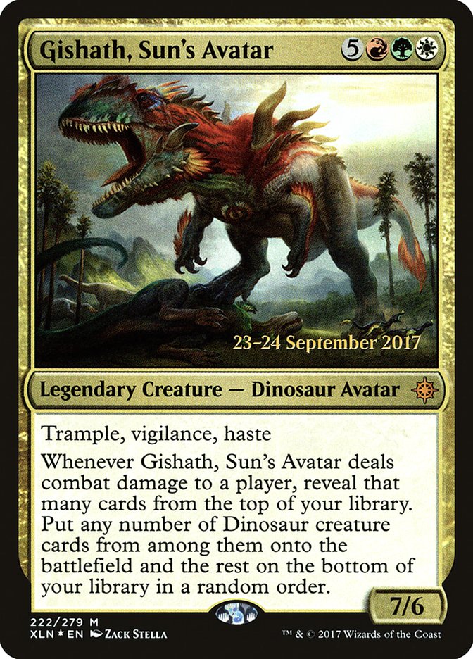 Gishath, Sun's Avatar [Ixalan Prerelease Promos] | Lots Moore NSW