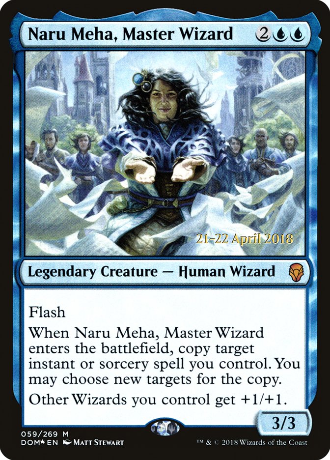 Naru Meha, Master Wizard [Dominaria Prerelease Promos] | Lots Moore NSW