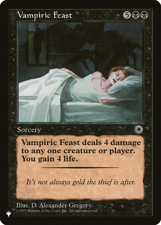 Vampiric Feast [The List] | Lots Moore NSW