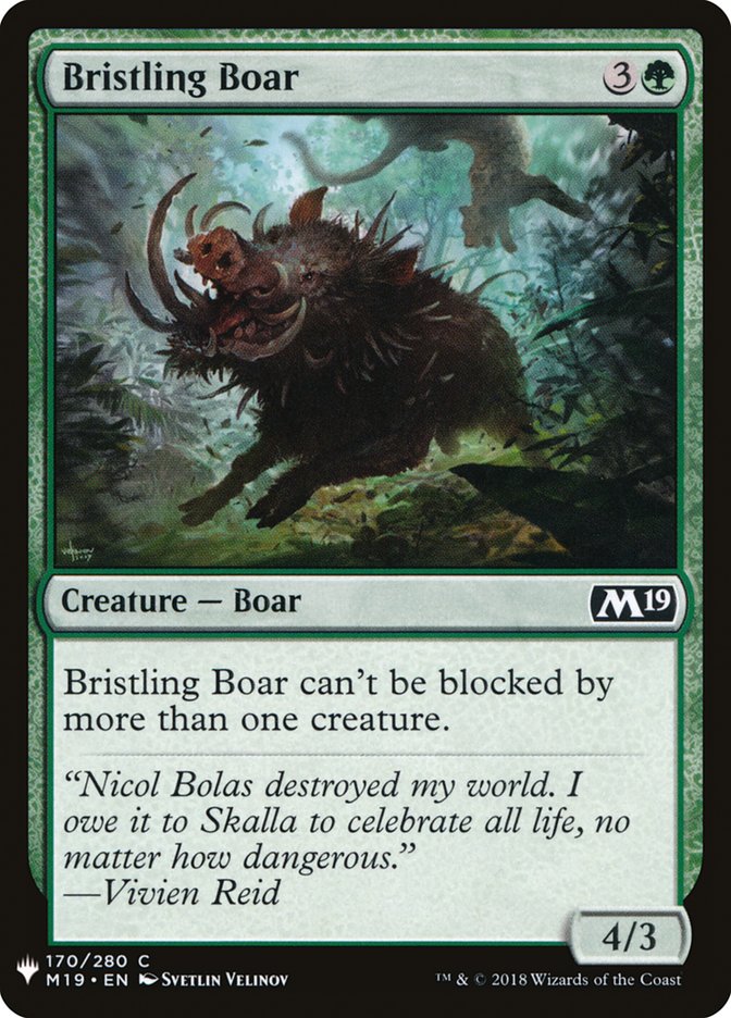 Bristling Boar [Mystery Booster] | Lots Moore NSW