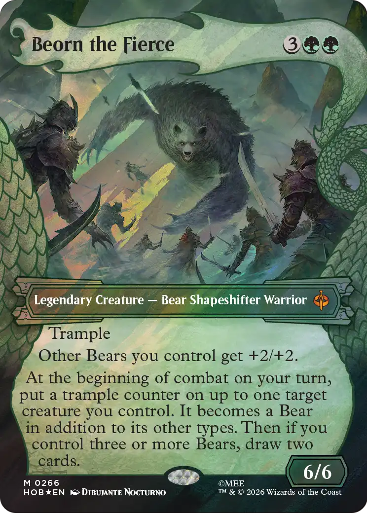 Beorn the Fierce (Showcase) (Surge Foil) [The Hobbit] | Lots Moore NSW