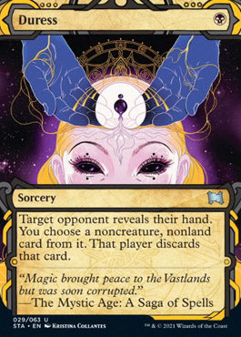 Duress (Foil Etched) [Strixhaven: School of Mages Mystical Archive] | Lots Moore NSW