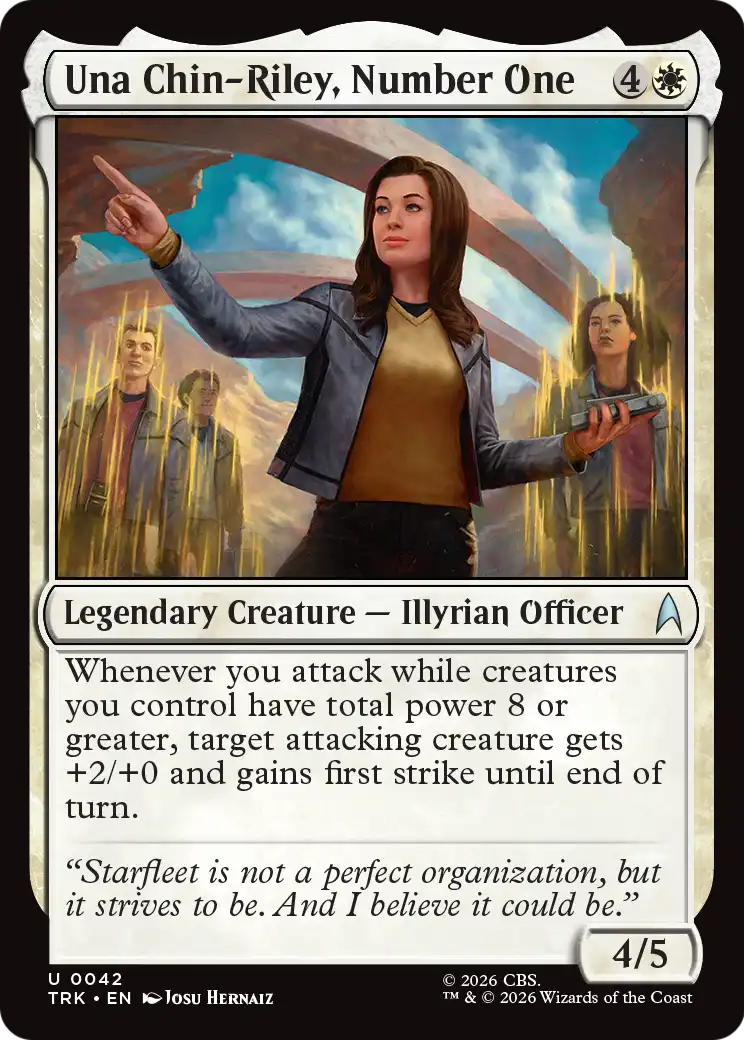 Una Chin-Riley, Number One [Star Trek] | Lots Moore NSW