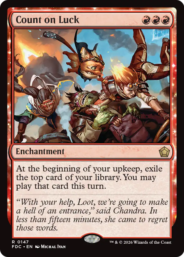 Count on Luck [Foundations Commander] | Lots Moore NSW