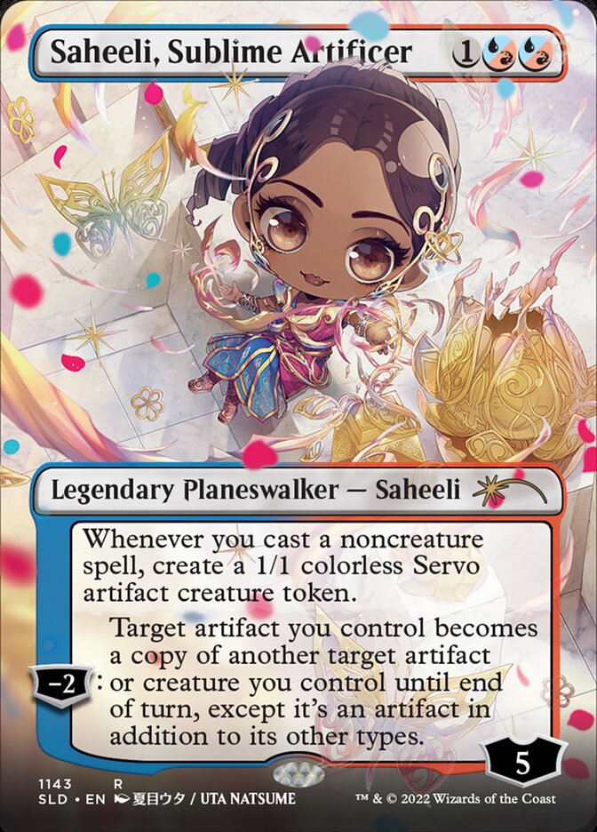 Saheeli, Sublime Artificer (Borderless) [Secret Lair Drop Series] | Lots Moore NSW