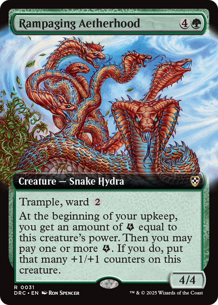 Rampaging Aetherhood (Extended Art) [Aetherdrift Commander] | Lots Moore NSW