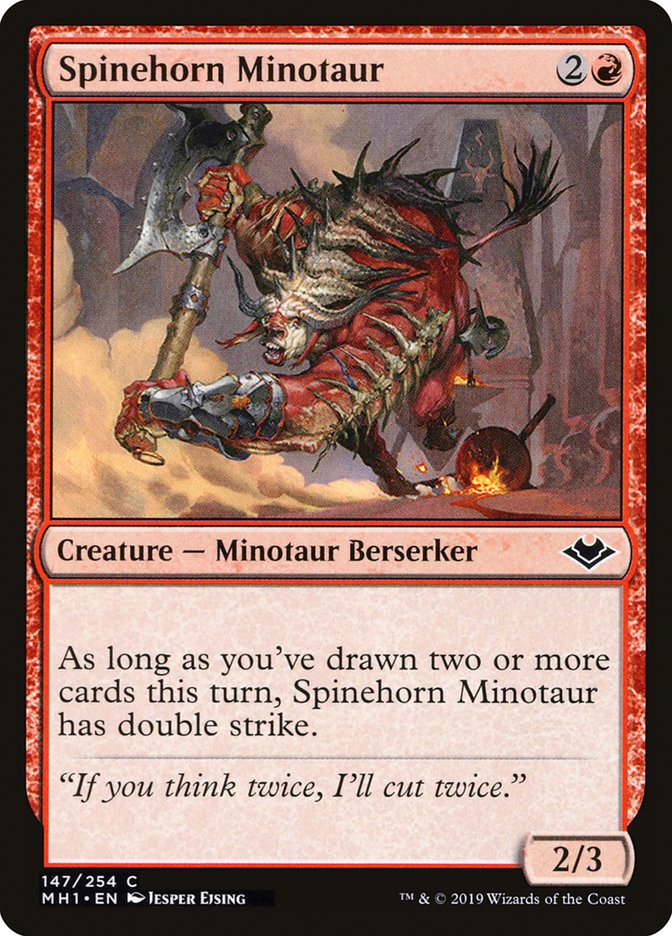 Spinehorn Minotaur [Modern Horizons] | Lots Moore NSW