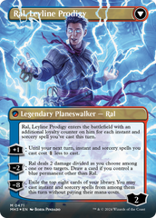 Ral, Monsoon Mage // Ral, Leyline Prodigy (Borderless) (Textured Foil) [Modern Horizons 3] | Lots Moore NSW