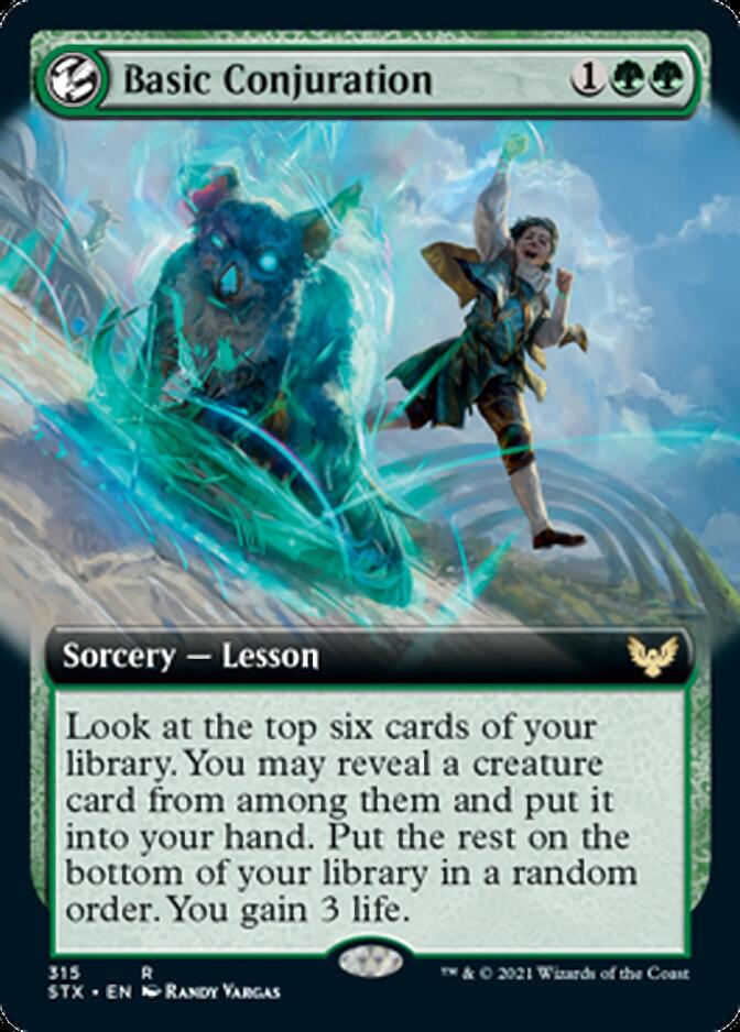 Basic Conjuration (Extended Art) [Strixhaven: School of Mages] | Lots Moore NSW