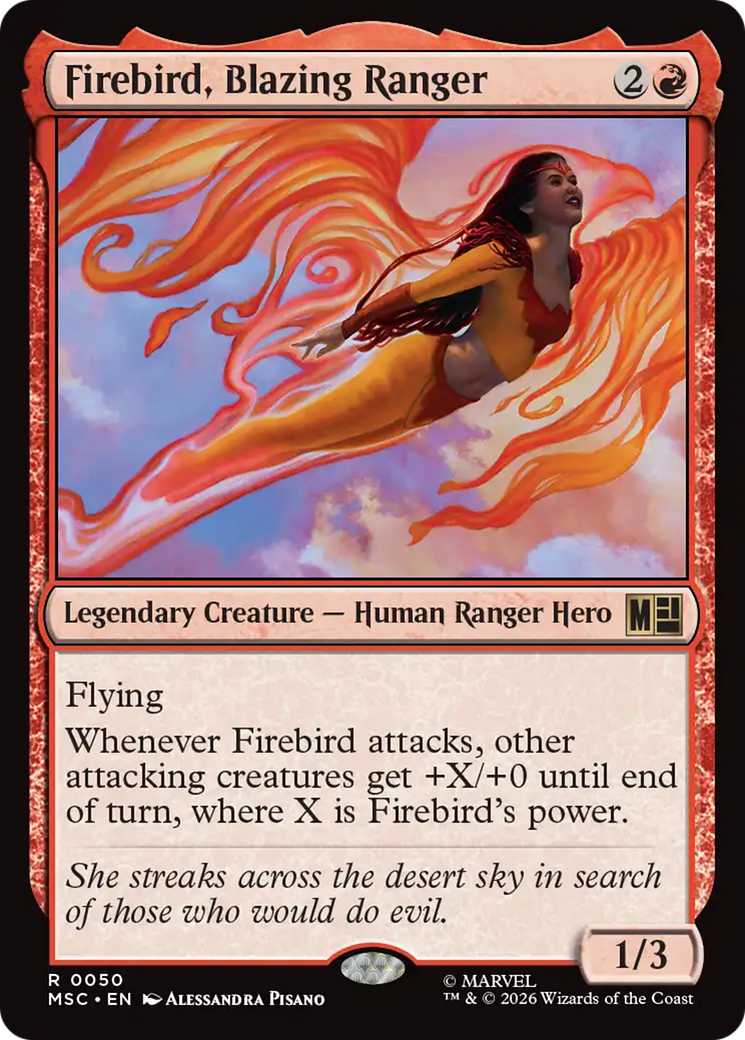 Firebird, Blazing Ranger [Marvel Super Heroes Commander] | Lots Moore NSW