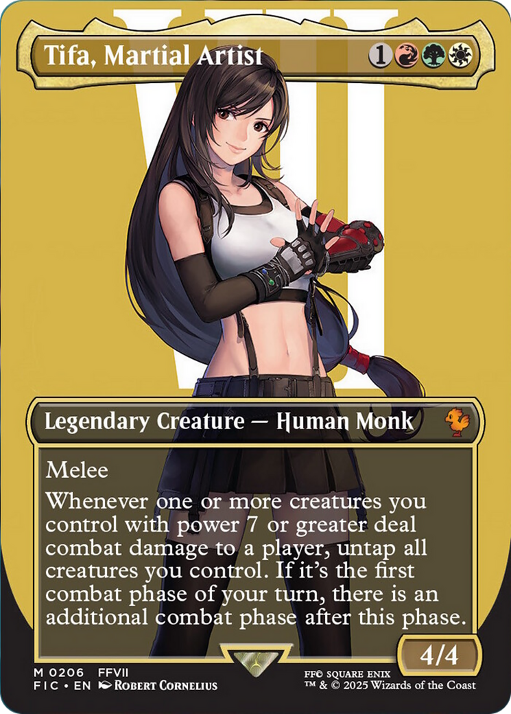 Tifa, Martial Artist (Borderless) [FINAL FANTASY Commander] | Lots Moore NSW