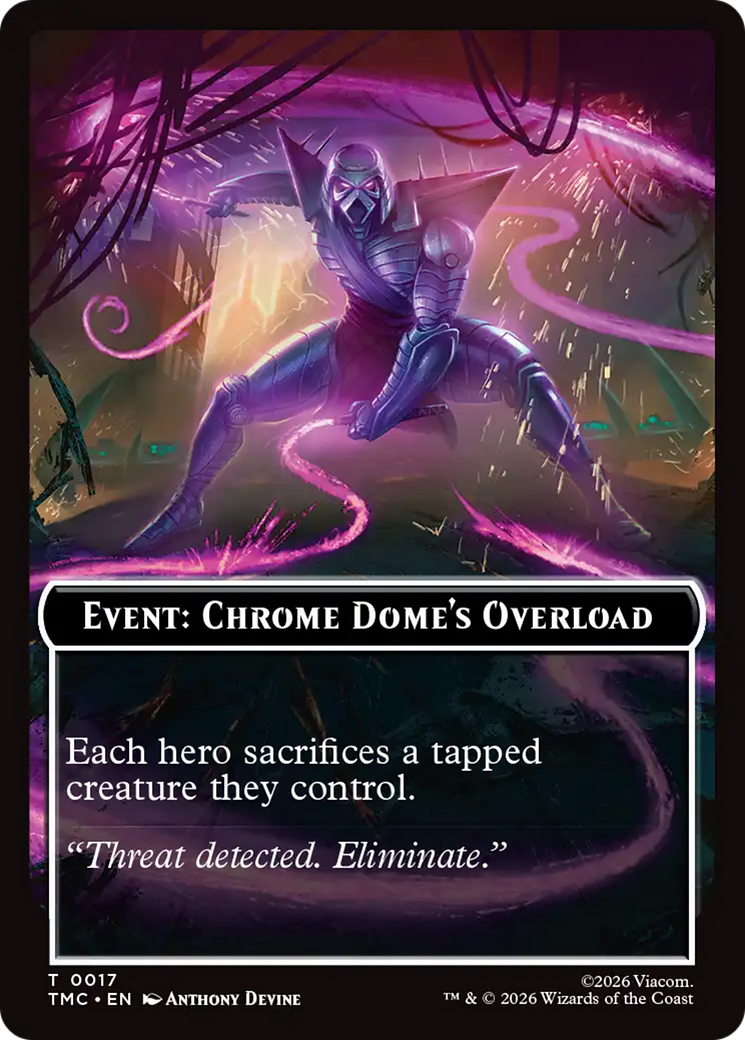 Event: Chrome Dome's Overload [Teenage Mutant Ninja Turtles Commander Tokens] | Lots Moore NSW
