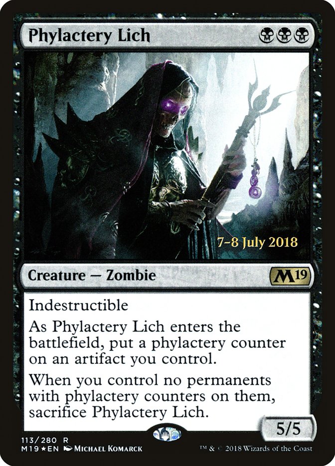 Phylactery Lich [Core Set 2019 Prerelease Promos] | Lots Moore NSW