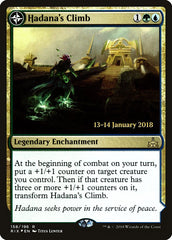 Hadana's Climb // Winged Temple of Orazca [Rivals of Ixalan Prerelease Promos] | Lots Moore NSW